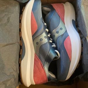 Saucony Jazz Hybrid Blue/Rose 10.5M/12W